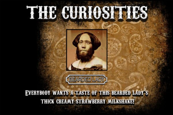 Bearded Lady by The Curiosities Strawberry Milkshake Flavoured Eliquid
