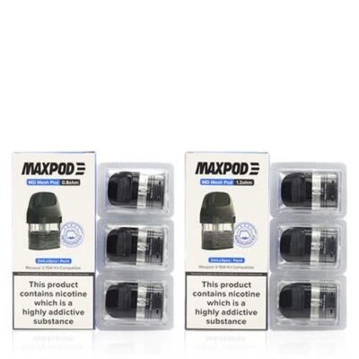 The Freemax MD pods can hold up to 2ml of e-liquid and are designed to be used with the Freemax Maxpod 3 vape kit. Plus, you won’t have to worry about changing coils, as they come built into the pod itself. There are two versions of the MD pods, but both will create an MTL (Mouth To Lung) inhale with discreet clouds of vapour that mimic the feel of a cigarette. Now available at OX Vape!