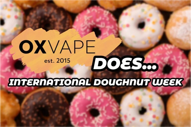 OX Vape based in Didcot, Oxfordshire, UK does the National Doughnut Week