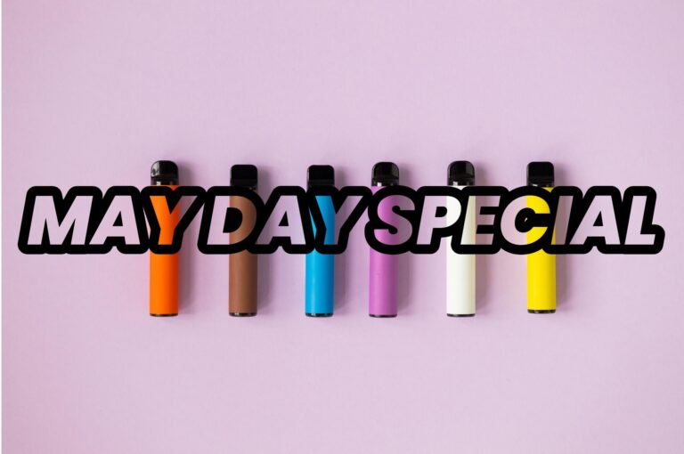 OX Vape May Day Special Offer 5 for £20 on Crystal Bar Disposables UK
