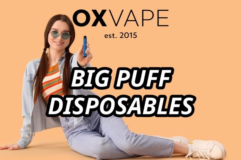 OX Vape Big Puff Disposable Vapes Blog Post Vape Shop Oxfordshire UK
